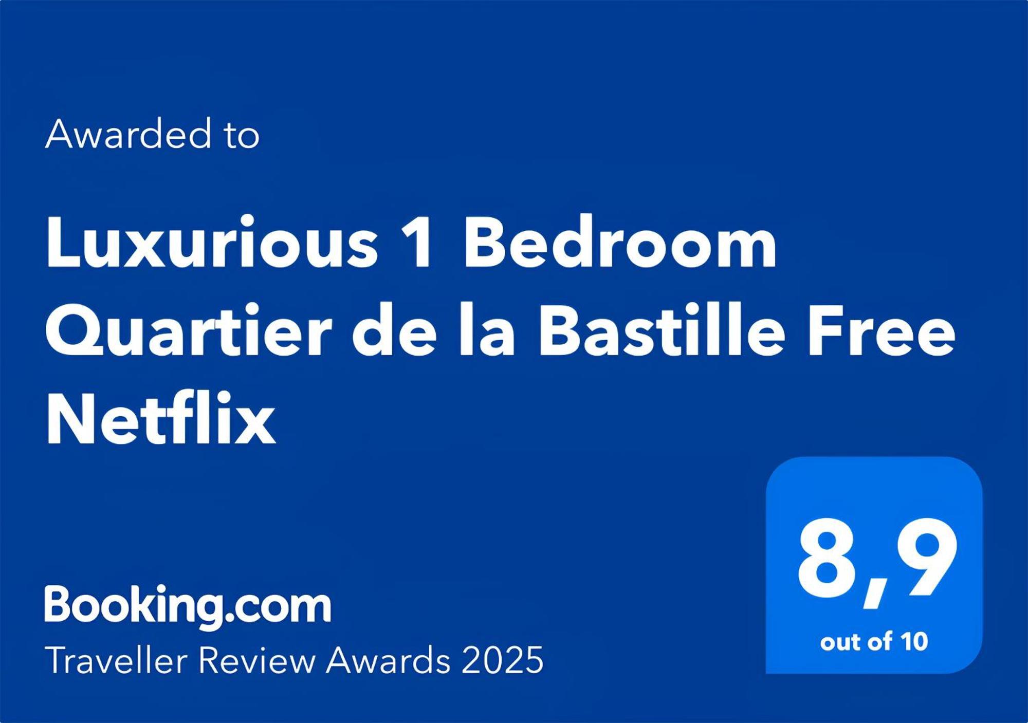 Luxurious 1 Bedroom Quartier De La Bastille Free Netflix Paris Exterior foto